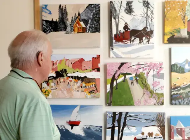 Wall of Paintings